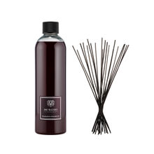 Dr.Vranjes Firenze Rosso Nobile 500ml Refill Bottle Fragrance Black Rattan Sticks (Nr.12-H.40)