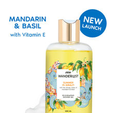 Wanderlust Summer in Amalfi Fresh Citrus Body Wash with Mandarine & Basil for Hydration & Barrier Repair