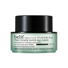 Belif Peat Miracle Eye Cream With Collagen To Reduce Under Wrinkles & Dark Circles, Dermat Tested