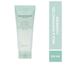 The Face Shop Tea Tree Pore Gel Cleanser With Ip- Bha, Pha & Hyaluronic Acid, Gel To Foam Face Wash