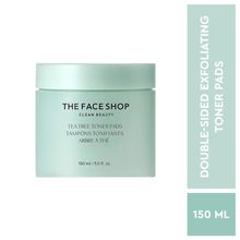 The Face Shop Tea Tree Toner Pads (Sheets) With Ip- Bha, Pha & Hyaluronic Acid, For Acne & Oily Skin