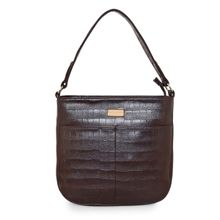 Pierre Cardin Women PU Leather Shoulder Bag for Multipurpose Spacious-Coffee