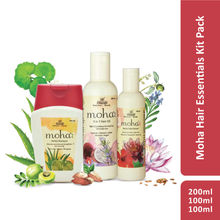 Moha Hair Essentials Kit Oil Serum And Shampoo For Nourished Strong And Healthy Hair