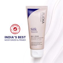 Flicka Silk Touch 3-In-1 Moisturizer Primer And Sun Care Dermatologically Tested And Minimize Pores