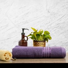 Himeya 100% Cotton Towel for Bath 380 Gsm - Matt Purple (L)