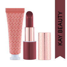 Kay Beauty Natural Glowy Look- Creme Blush + Matte Lipstick
