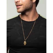 White Lies Men's Hamsa Hand Necklace