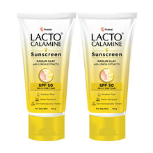 Lacto Calamine Face Sunscreen SPF 50 PA +++ UVA-UVB - No White Cast - Pack of 2