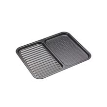 Split Baking Tray For thinKitchen 2-In-1 Divided Crisping Tray/Ridged Baking Tray