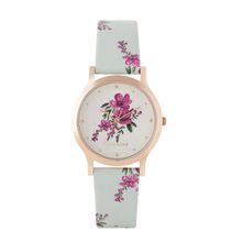 Teal by CHUMBAK Jungle Flowers Watch - Mint