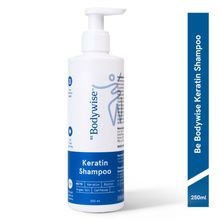 Be Bodywise Keratin Shampoo with Biotin & Argan Oil- Strengthens & Improves Hair Texture