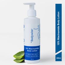 Be Bodywise 10% Niacinamide Body Lotion - 48H Moisturization, Reduces Acne Marks, Nourishes Skin