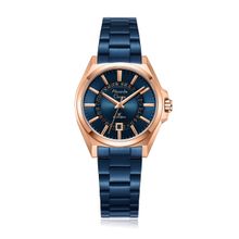 Alexandre Christie Navy Blue Women Quartz Watch - 8688Ldburbu (M)