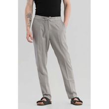 Snitch Nova Grey Linen Blend Trouser