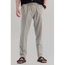 Snitch Wafty Grey Linen Trouser