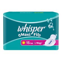 Whisper Maxi Fit L 15s Sanitary Pads for Women