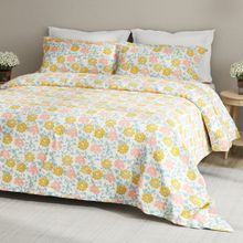 Boutique Living Embrace 100% Cotton 152 Tc Multicolor Floral King Bedsheet with 2 Pillow Covers