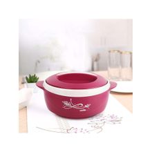 CELLO Sapphire Insulated Inner Steel Casserole for Roti, 1250ml, Pink