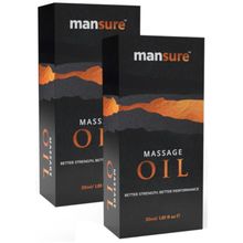 ManSure Grow Long Massage Oil For Men - Pack of 2