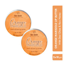 Nat Habit Desi Ghee & Honey Lip Balm- Orange Marigold Lip Bu...