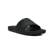 Aldo Men Black Single Strap Sliders