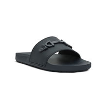 Aldo Men Navy Blue Single Strap Sliders