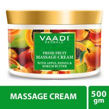 Vaadi Herbals Fresh Fruit Massage Cream With Apple Papaya & Kokum Butter