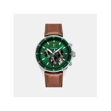 Pierre Lannier Green Leather Analog Watch (227G164) (M)