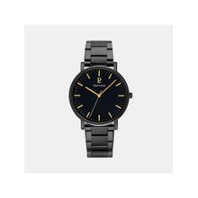 Pierre Lannier Black Stainless Steel Analog Watch (252G439) (M)