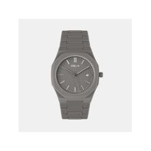 Oblik Grey Stainless Steel Analog Watch (Polycarbonate-Charcoal) (M)