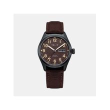 Oblik Brown Stainless Steel Analog Watch (Terrain) (M)