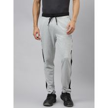Alcis Men Graphic Light Grey Soft Touch Track Pant