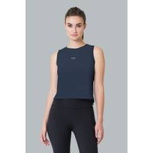 Van Heusen Proactive Elite Women Quick Dry & High Stretch Cropped Top - Outer Space