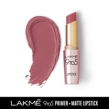 Lakme 9 To 5 Primer + Matte Lipstick - MM1 Mauve Matter