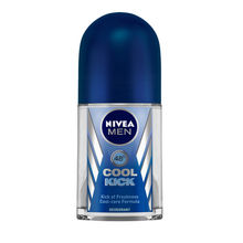 NIVEA Men Deodorant Roll On, Cool Kick, 48h Long lasting Freshness