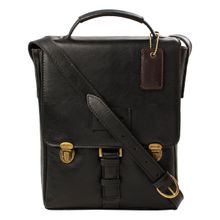 Hidesign Black Roadster 01 Messenger Bag