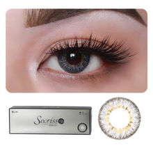 O-Lens Secriss 1Day Coloured Contact Lenses - Coral Grey - 0.00 (10 Pairs)