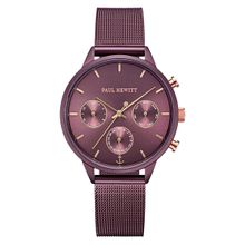 PAUL HEWITT Everpulse 24h Indicator|Day-Date Analog Dial Color Purple Women's Watch - PH-E-DM-DM-53S