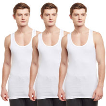 BODYX Pack Of 3 Regular Vests - White