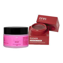 ENN Pucker Lip Balm Mini & Rose Ultra Light Hydrating Creme Combo Kit