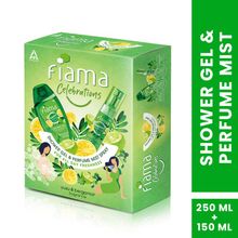 Fiama Happy Naturals Yuzu & Bergamot Bodywash & Perfume Mist,Citrus & Aromatic for Sensitive Skin