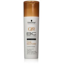 Schwarzkopf Professional Bonacure Time Restore Conditioner With Q10+ - For Mature Hair