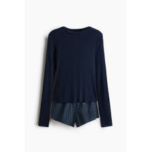 H&M Women Navy Blue Pyjamas