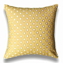 SHADES OF LIFE Cotton Cushion With Dot Emb 16X16