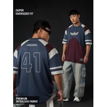 The Souled Store Official Marvel Captain America: Soldier Suit Men Oversized T-shirt