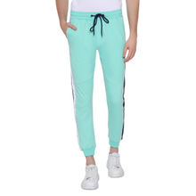 AM SWAN Cotton Rich Lycra Straight Joggers In Multicolor