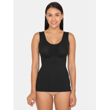 Zivame Thin Visible Shaping Cami With Removable Padding - Black
