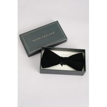 Peter England Men Black Solid Bow Tie
