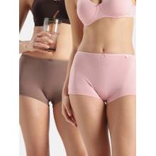 Jockey Multi-Colour Ss04 Women Cotton Elastane Boy Shorts (Pack of 2)