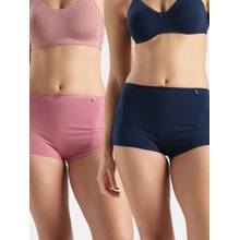 Jockey Multi-Colour Ss04 Women Cotton Elastane Boy Shorts (Pack of 2)